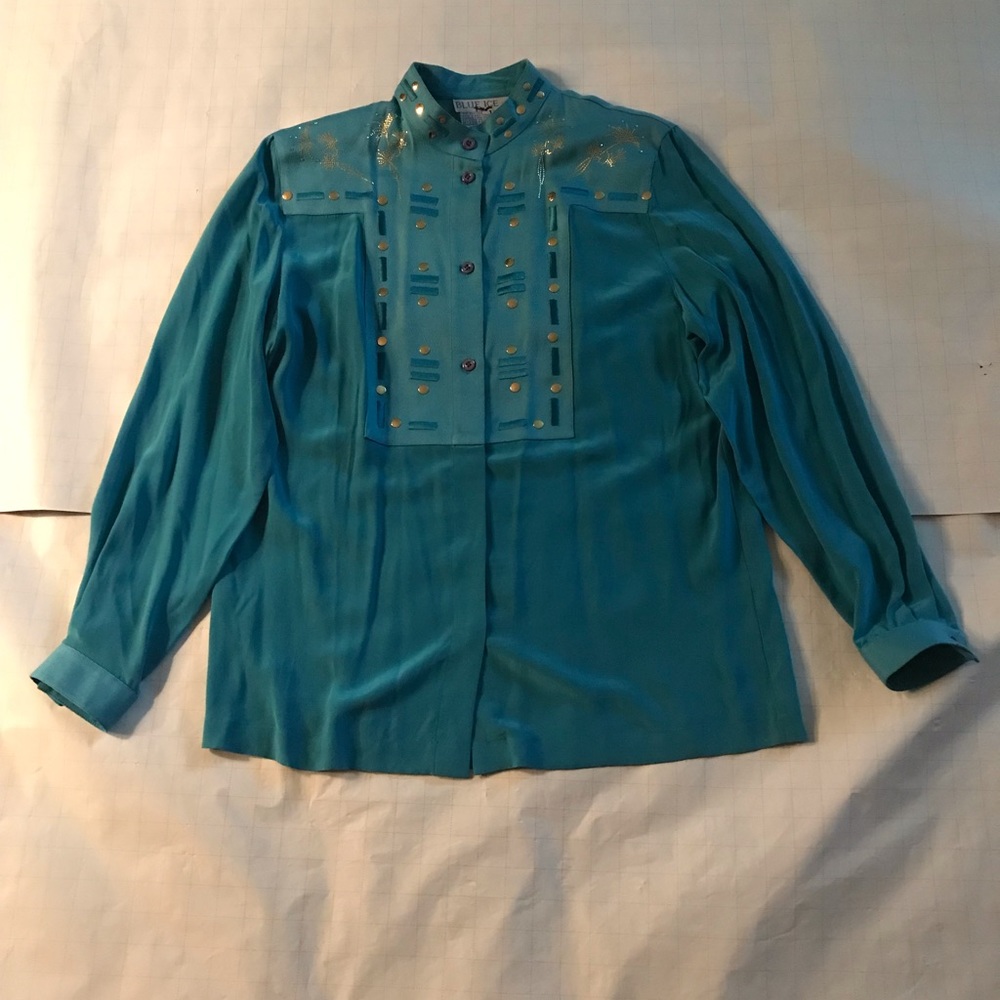 Blue Ice Button Down Shirt.